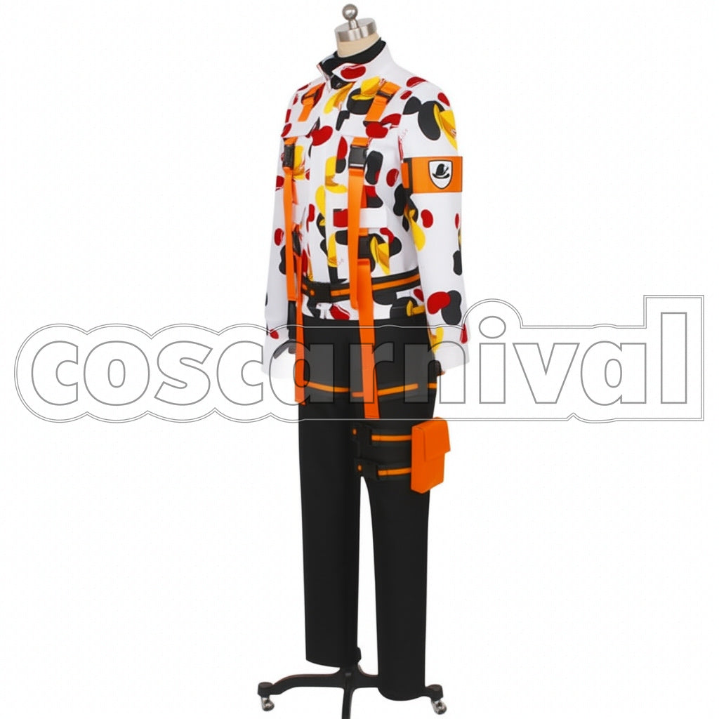 Disney Twisted-Wonderland Beans Camo Jade Leech Cosplay Costume
