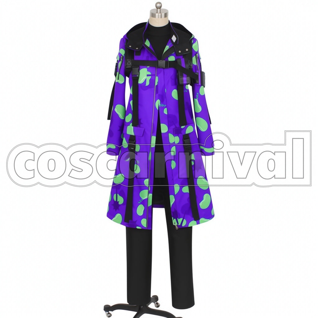 Disney Twisted-Wonderland Beans Camo Azul Ashengrotto Cosplay Costume
