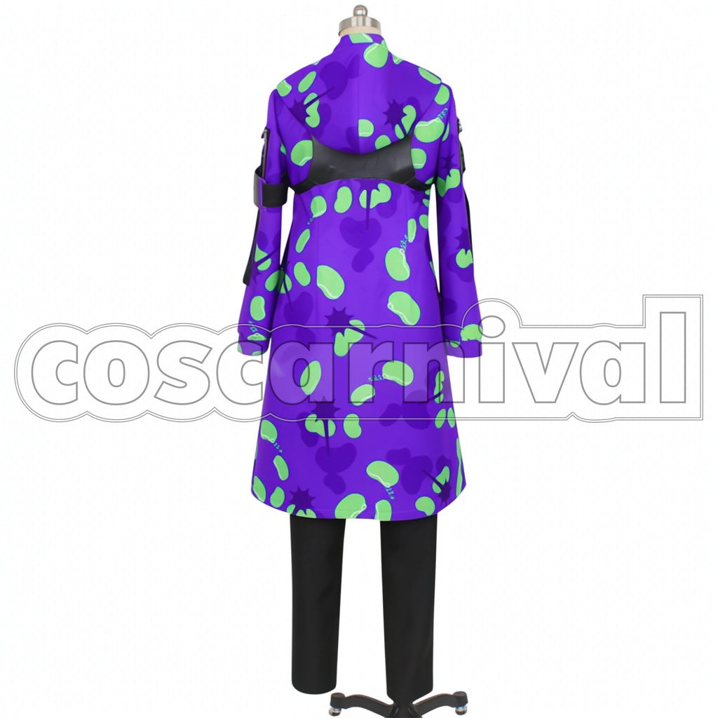 Disney Twisted-Wonderland Beans Camo Azul Ashengrotto Cosplay Costume