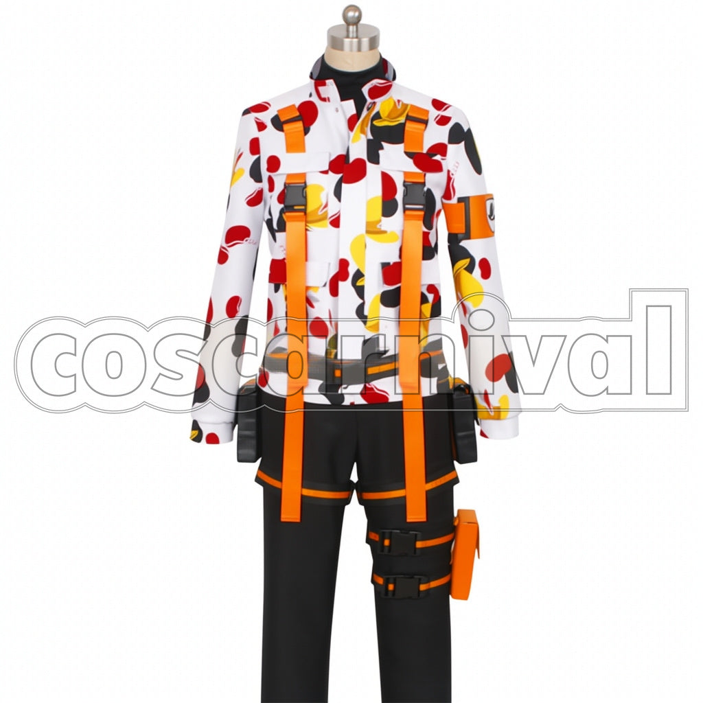 Disney Twisted-Wonderland Beans Camo Jade Leech Cosplay Costume