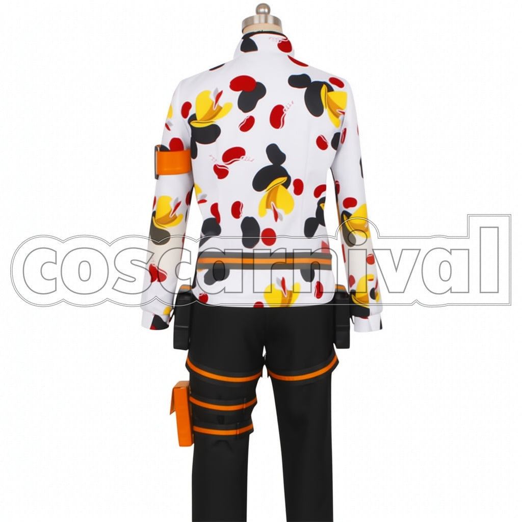 Disney Twisted-Wonderland Beans Camo Jade Leech Cosplay Costume