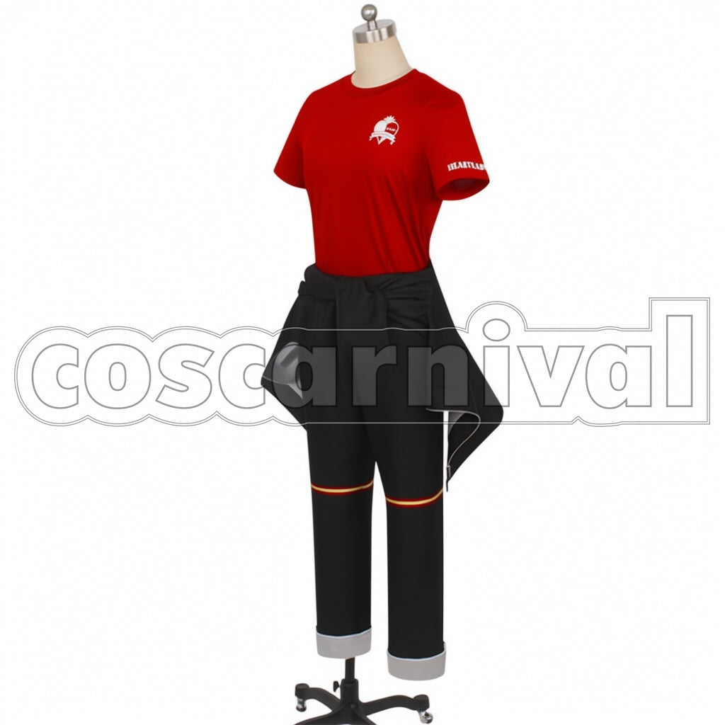 Disney Twisted-Wonderland PE Uniform Heartslabyul Dorm Ace Trappola Cosplay Costume