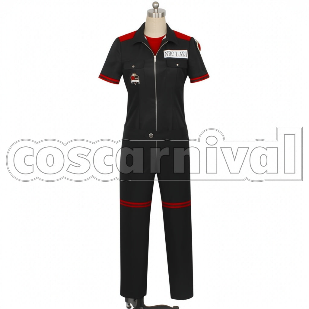 Disney Twisted-Wonderland PE Uniform Heartslabyul Dorm Deuce Spade Cosplay Costume