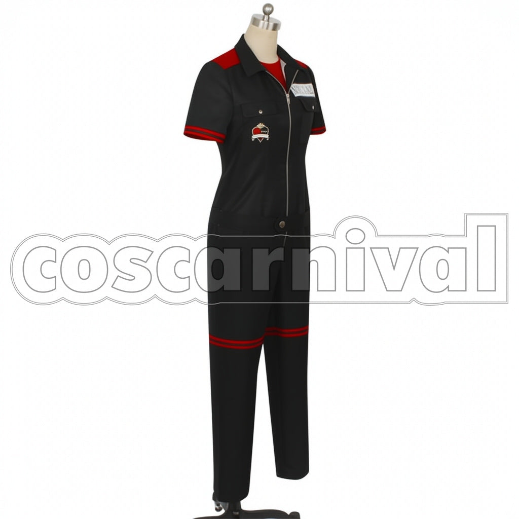 Disney Twisted-Wonderland PE Uniform Heartslabyul Dorm Deuce Spade Cosplay Costume