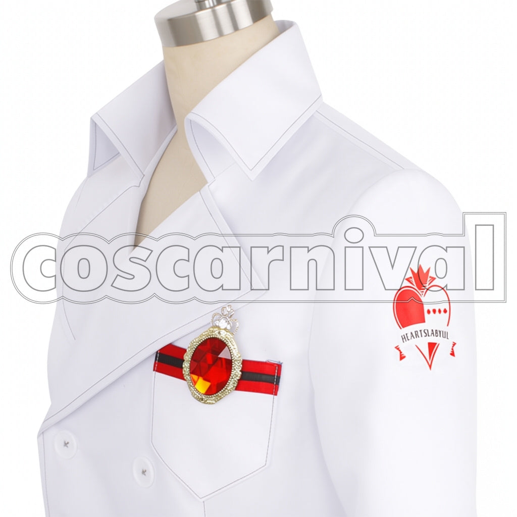 Disney Twisted-Wonderland Labwear Heartslabyul Dorm Riddle Rosehearts Cosplay Costume