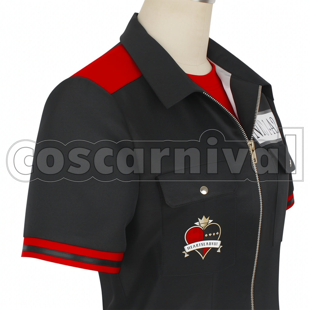 Disney Twisted-Wonderland PE Uniform Heartslabyul Dorm Deuce Spade Cosplay Costume
