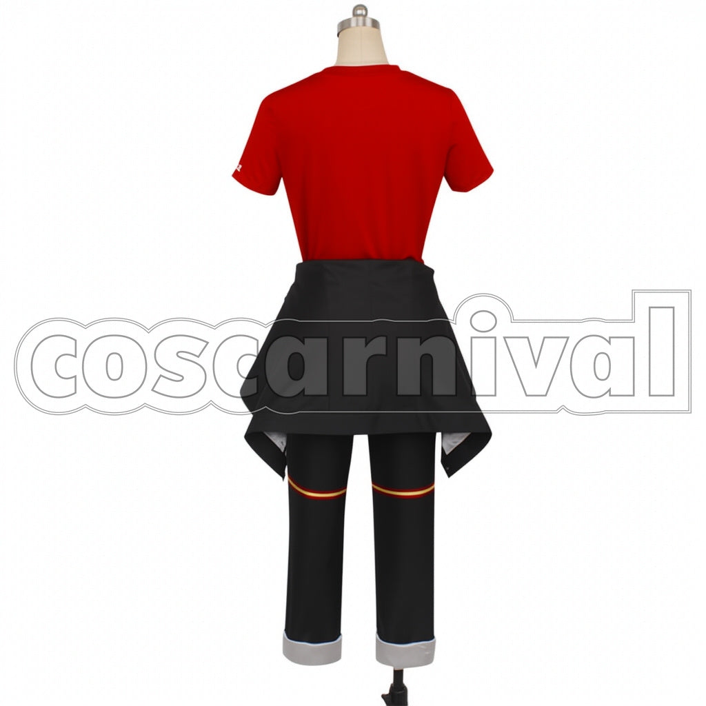 Disney Twisted-Wonderland PE Uniform Heartslabyul Dorm Ace Trappola Cosplay Costume