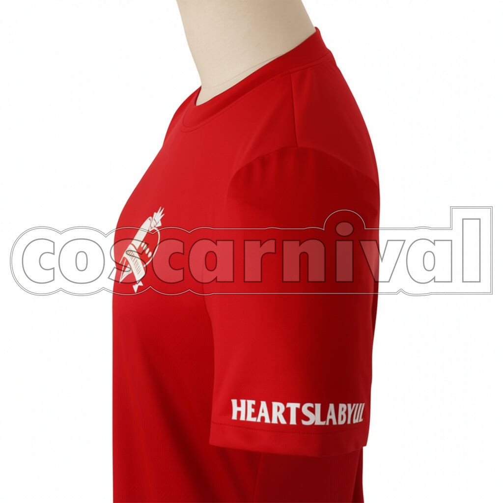 Disney Twisted-Wonderland PE Uniform Heartslabyul Dorm Ace Trappola Cosplay Costume