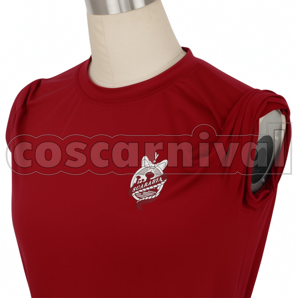 Disney Twisted-Wonderland PE Uniform Scarabia Dorm Kalim Al-Asim Cosplay Costume