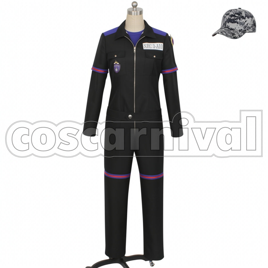 Disney Twisted-Wonderland PE Uniform Pomefiore Dorm Rook Hunt Cosplay Costume