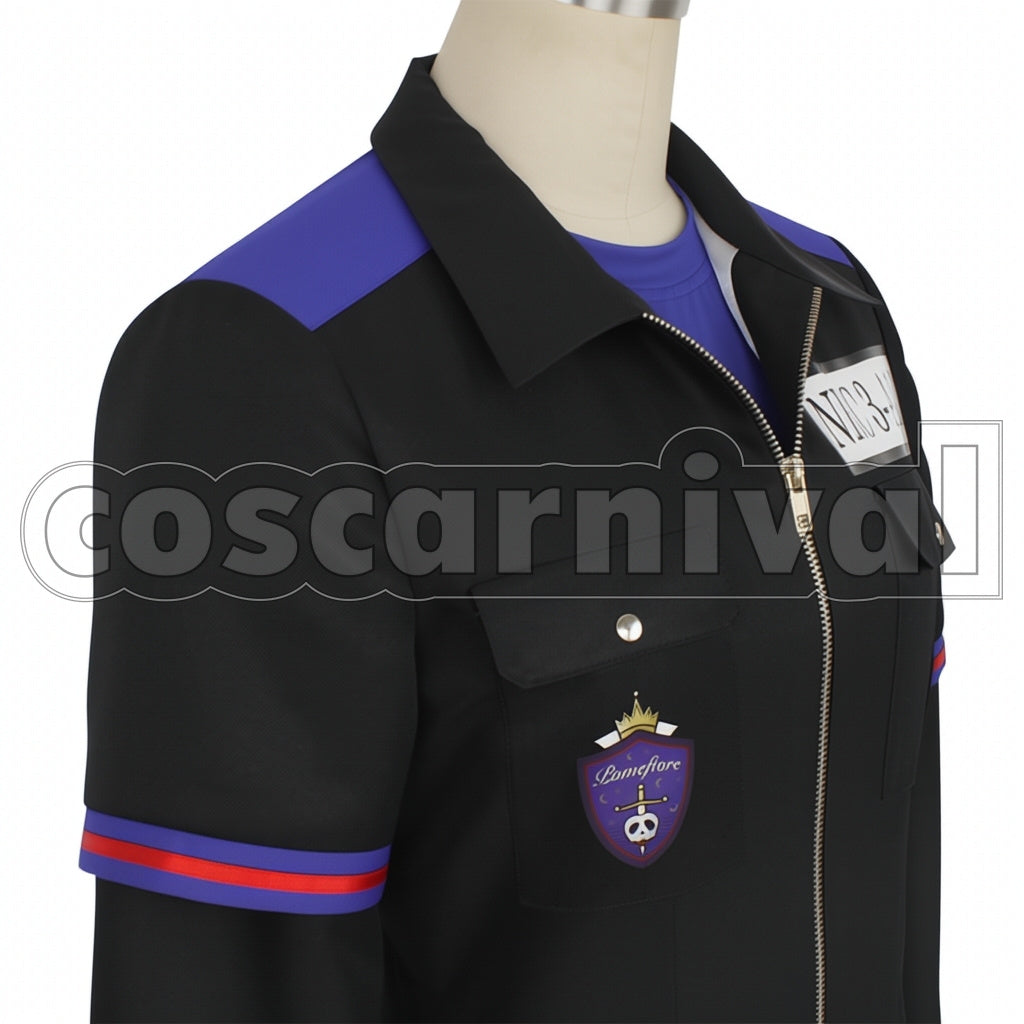 Disney Twisted-Wonderland PE Uniform Pomefiore Dorm Rook Hunt Cosplay Costume