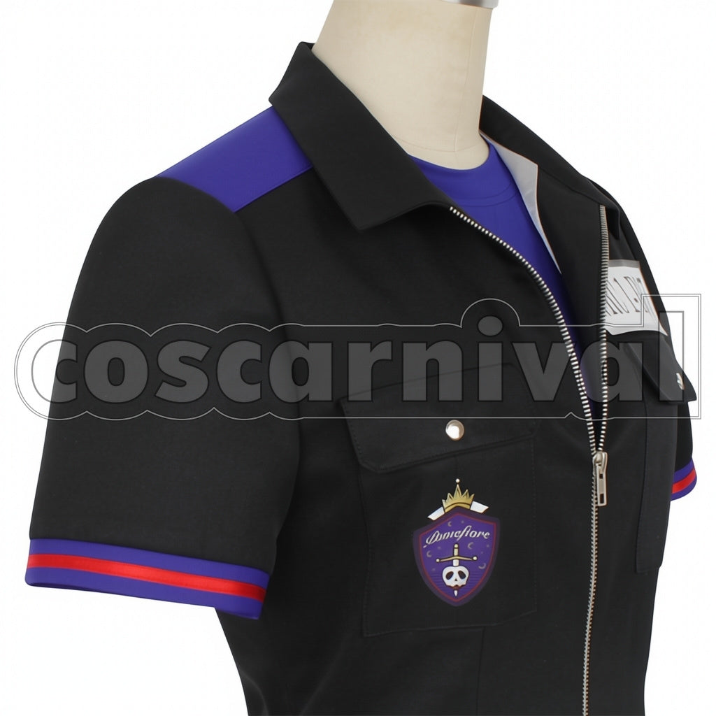 Disney Twisted-Wonderland PE Uniform Pomefiore Dorm Epel Felmier Cosplay Costume