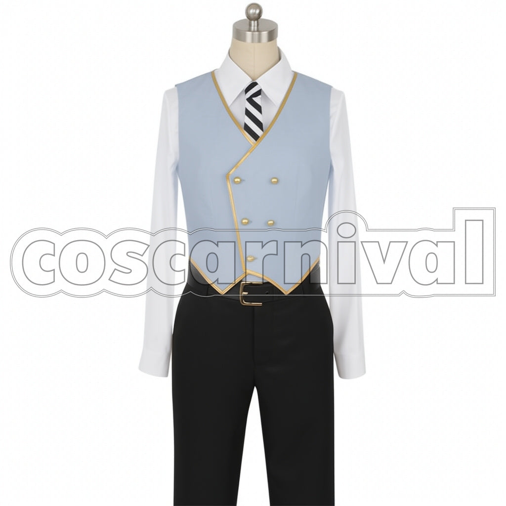 Disney Twisted-Wonderland Social Media Image Octavinelle Dorm Jade Leech Cosplay Costume