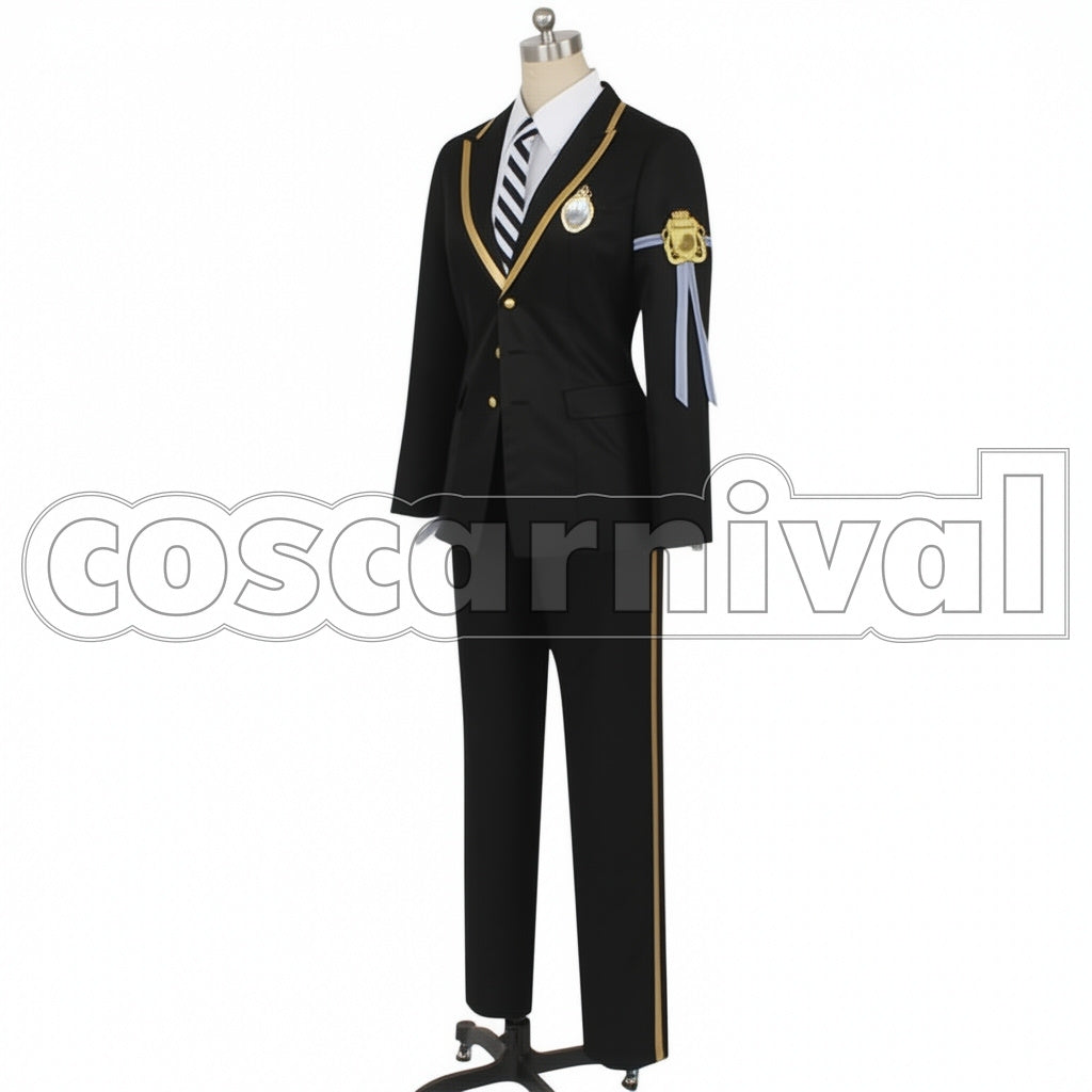 Disney Twisted-Wonderland Social Media Image Octavinelle Dorm Jade Leech Cosplay Costume