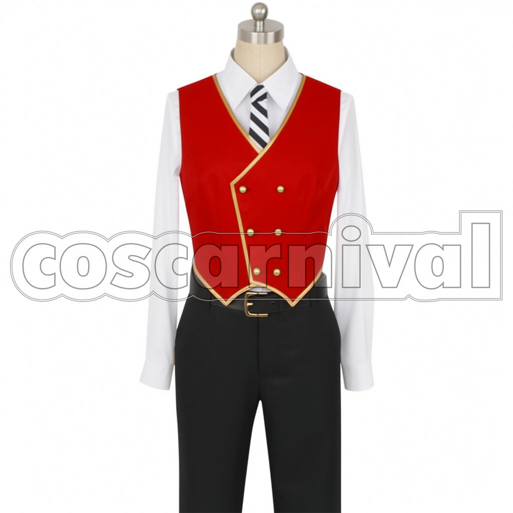 Disney Twisted-Wonderland Social Media Image Heartslabyul Dorm Deuce Spade Cosplay Costume