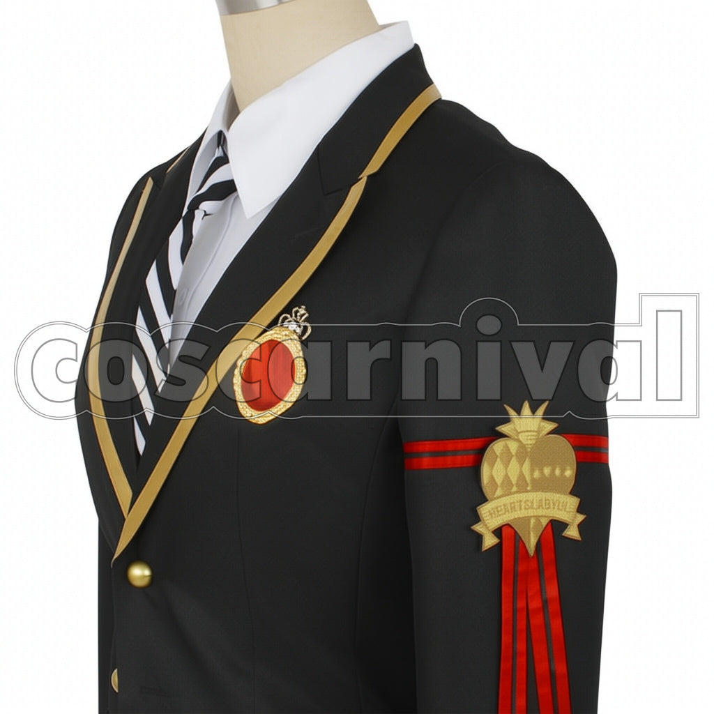 Disney Twisted-Wonderland Social Media Image Heartslabyul Dorm Deuce Spade Cosplay Costume