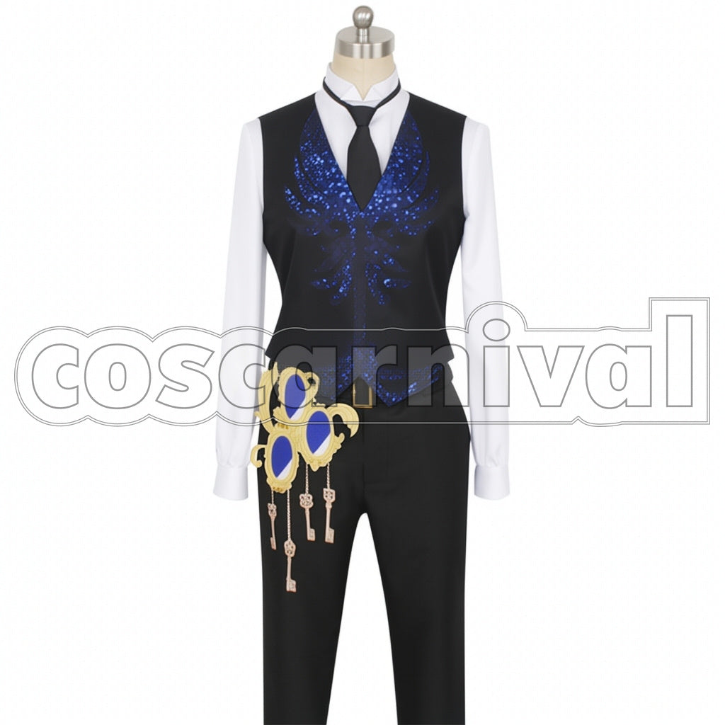 Disney Twisted-Wonderland Dire Crowley Cosplay Costume