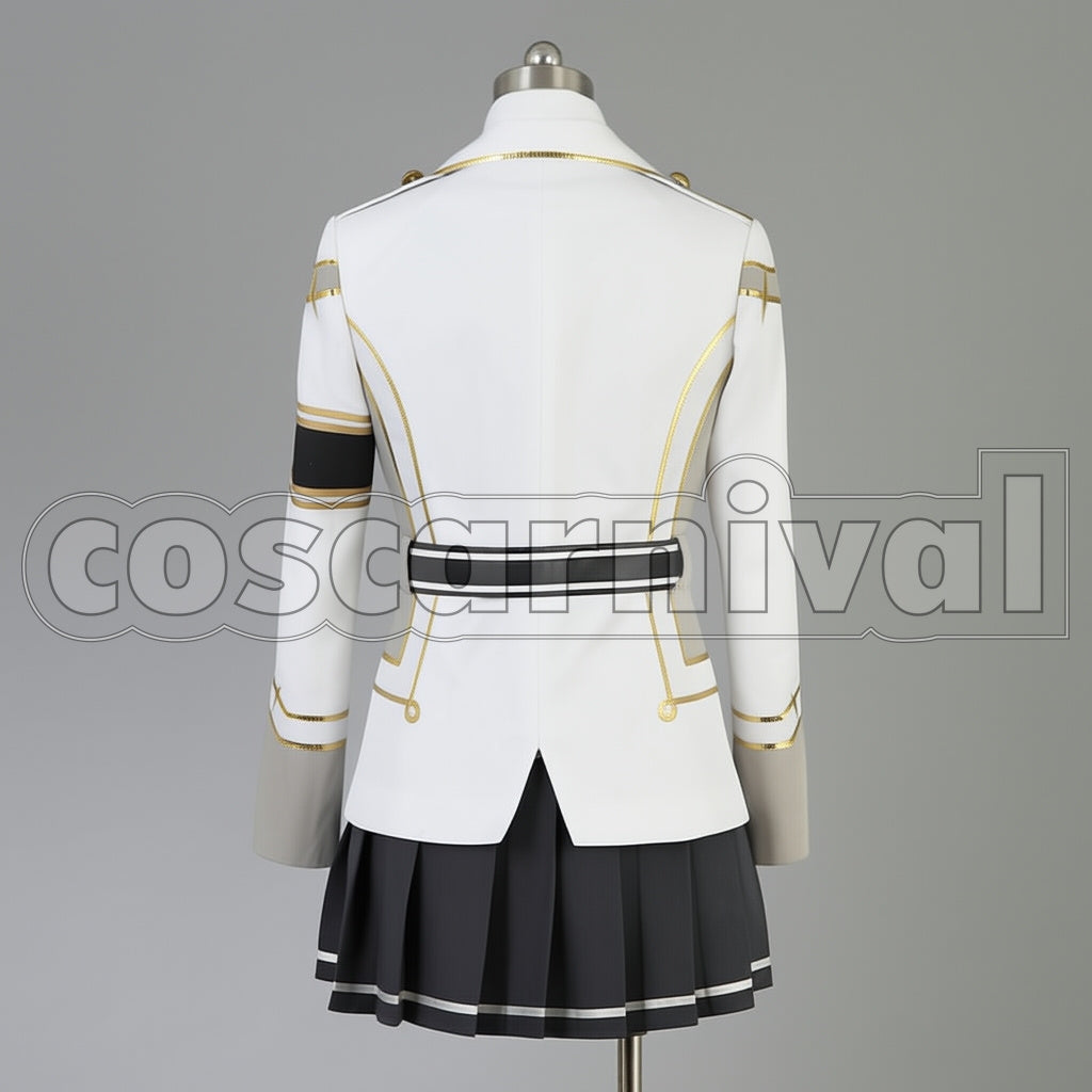Kamigami no Asobi Women’s Size L Yui Kusanagi High School Uniform Cosplay Costume
