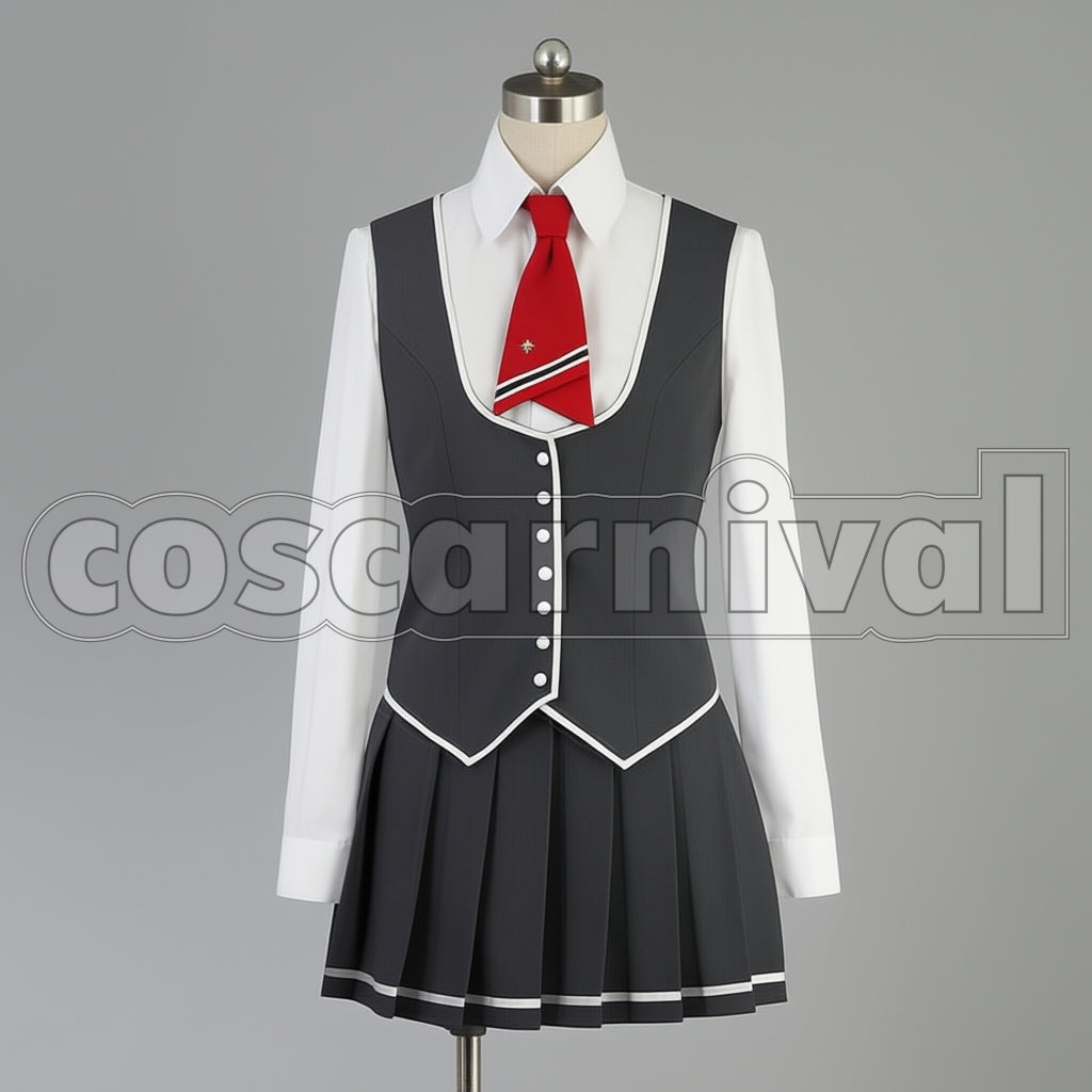 Kamigami no Asobi Women’s Size L Yui Kusanagi High School Uniform Cosplay Costume