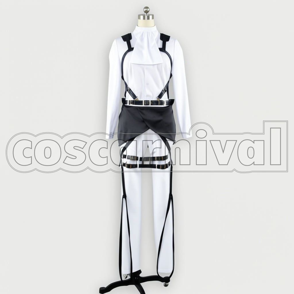 Attack on Titan Women’s Size XS Survey Corps Captain Levi Version 3 Cosplay Costume