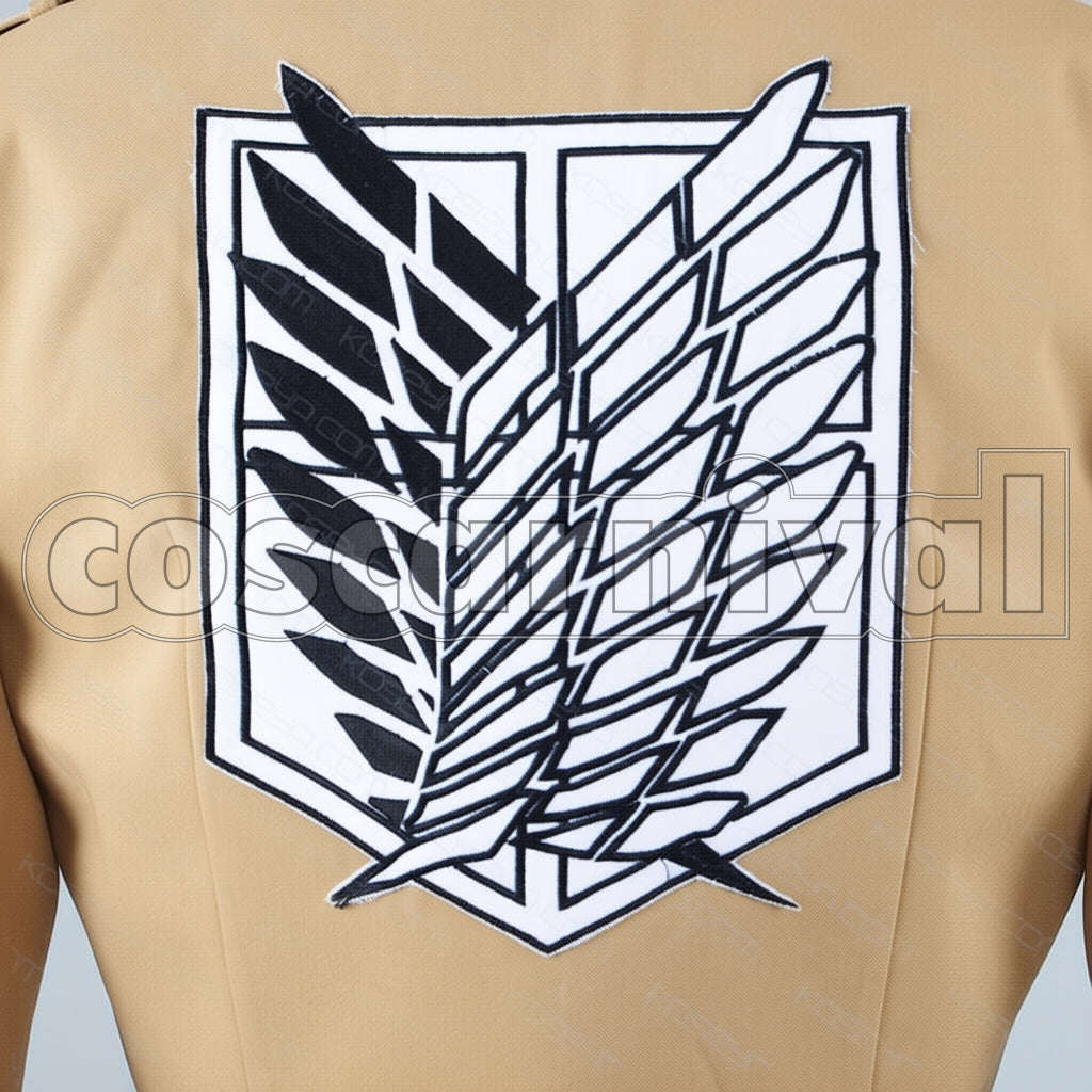 Attack on Titan Women’s Size XS Survey Corps Captain Levi Version 3 Cosplay Costume