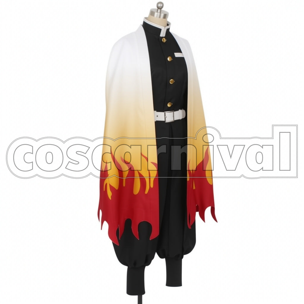 Demon Slayer: Kimetsu no Yaiba Flame Hashira Kyojuro Rengoku Cosplay Costume