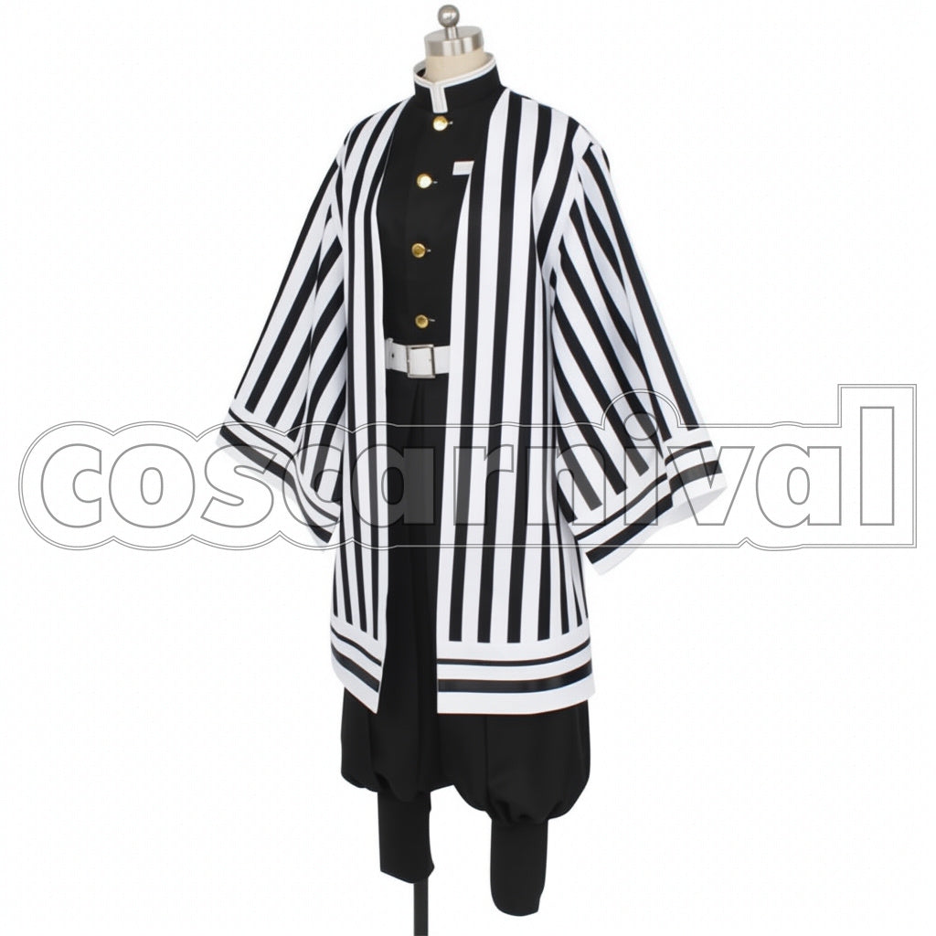 Demon Slayer: Kimetsu no Yaiba Serpent Hashira Obanai Iguro Cosplay Costume