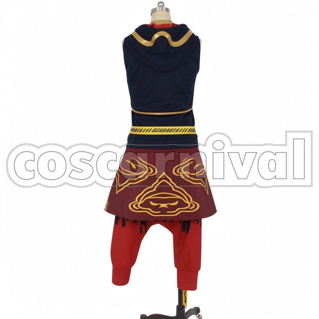Disney Twisted-Wonderland Scarabia Dorm Jamil Viper Cosplay Costume