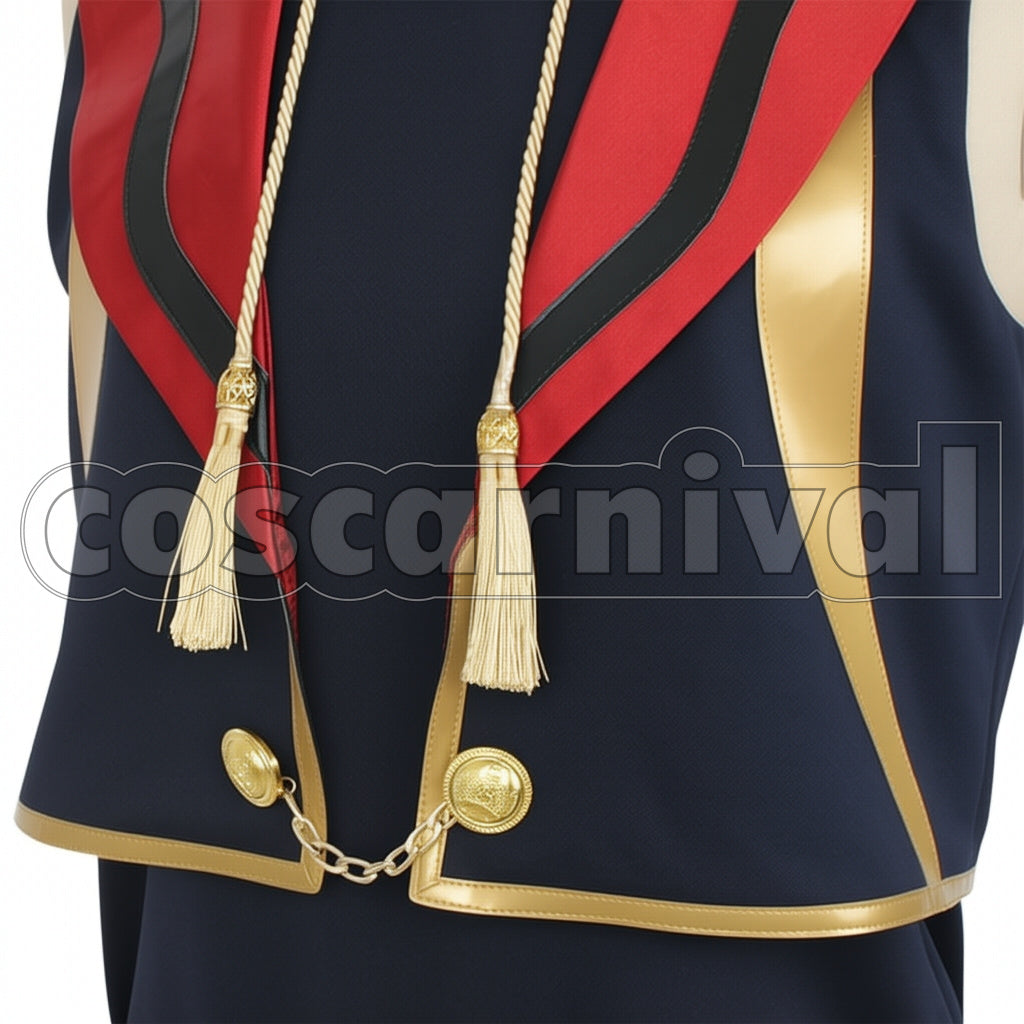 Disney Twisted-Wonderland Scarabia Dorm Jamil Viper Cosplay Costume