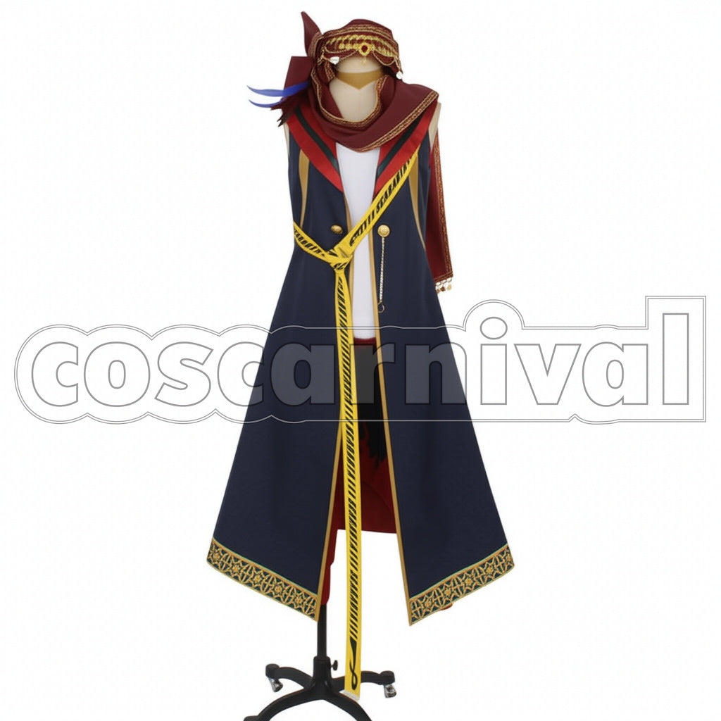 Disney Twisted-Wonderland Scarabia Dorm Kalim Al-Asim Cosplay Costume