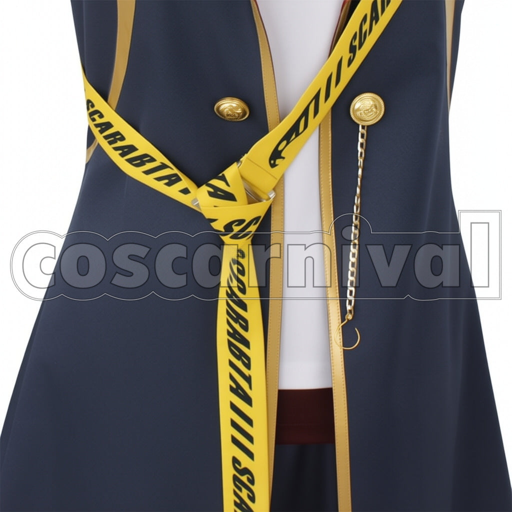 Disney Twisted-Wonderland Scarabia Dorm Kalim Al-Asim Cosplay Costume
