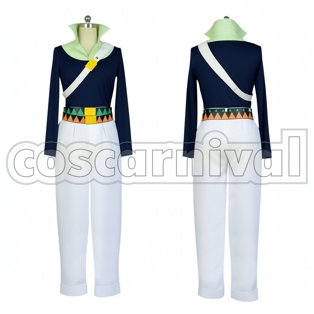 JoJo's Bizarre Adventure Part 5 Golden Wind Jotaro Kujo Giorno Giovanna Cosplay Costume