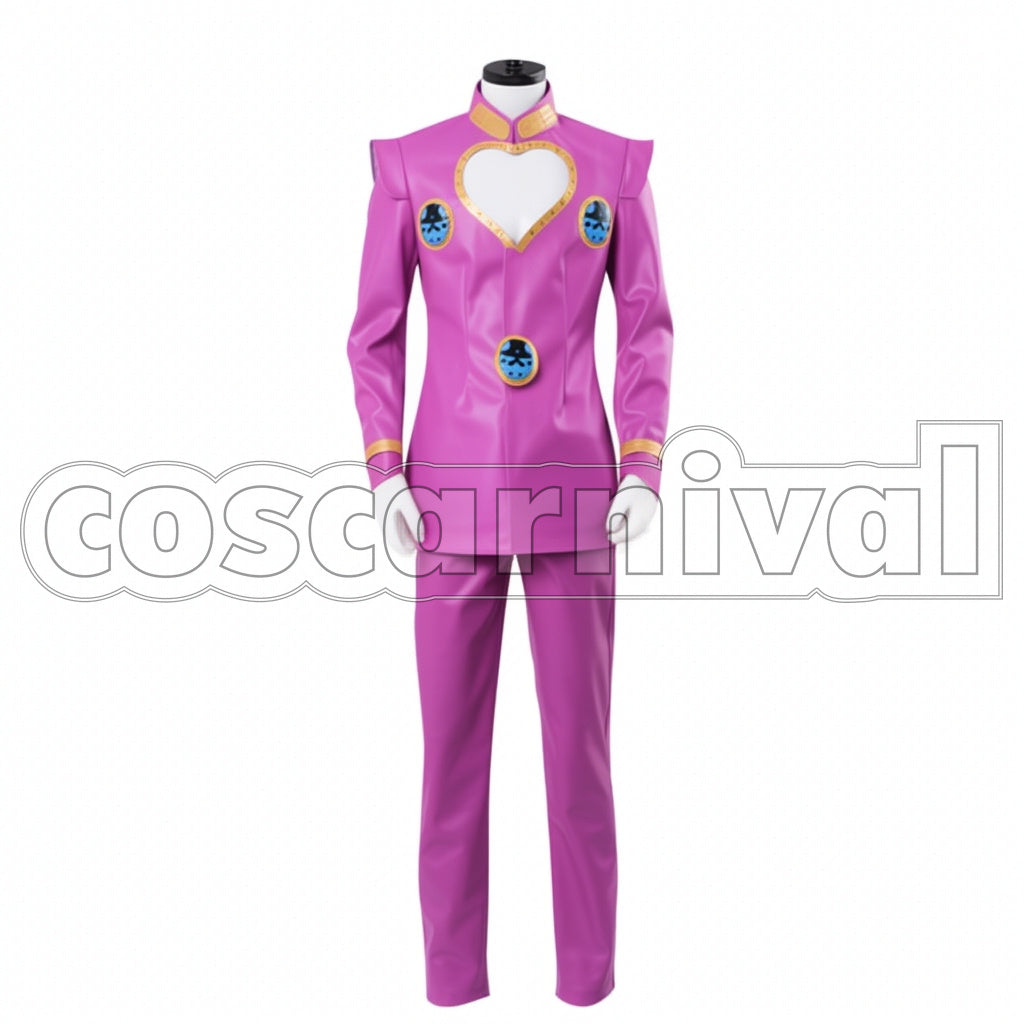 JoJo's Bizarre Adventure Part 5 Golden Wind Giorno Giovanna Cosplay Costume