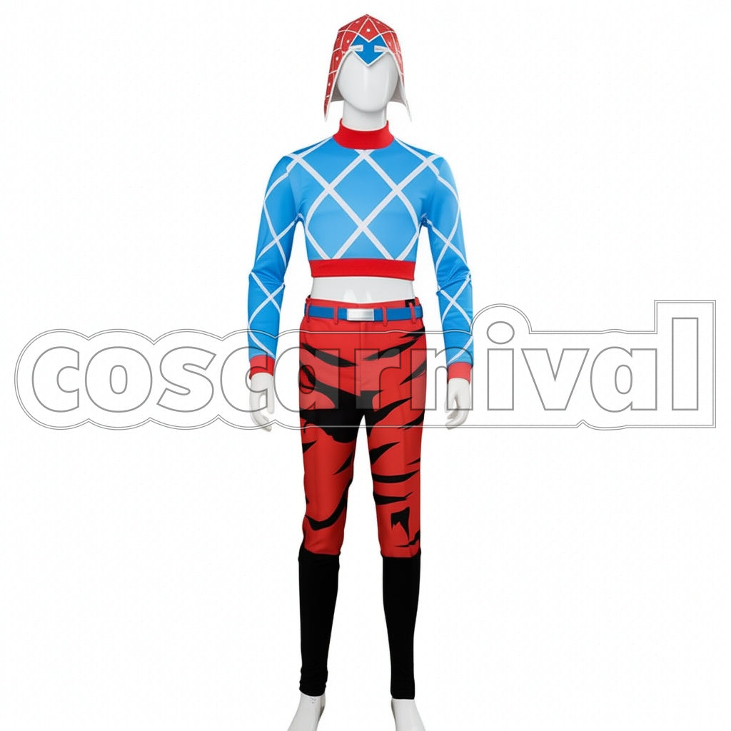 JoJo's Bizarre Adventure Part 5 Golden Wind Guido Mista Giorno Giovanna Cosplay Costume