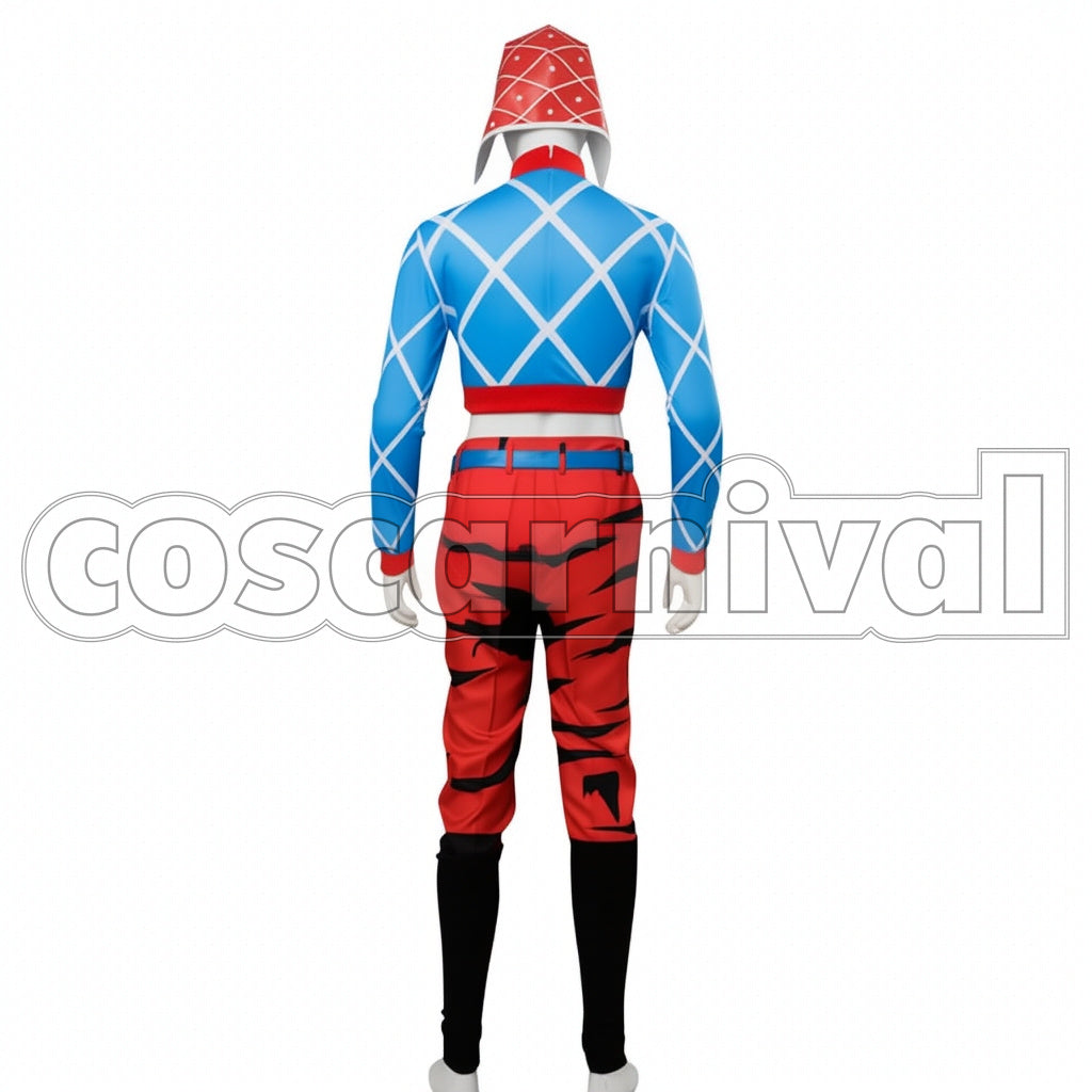 JoJo's Bizarre Adventure Part 5 Golden Wind Guido Mista Giorno Giovanna Cosplay Costume