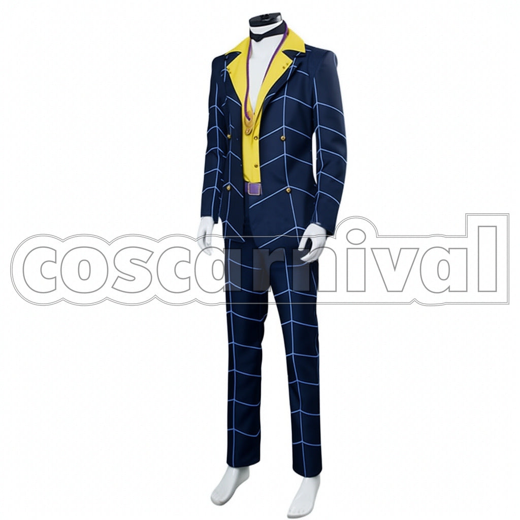 JoJo's Bizarre Adventure Part 5 Golden Wind Prosciutto Giorno Giovanna Cosplay Costume