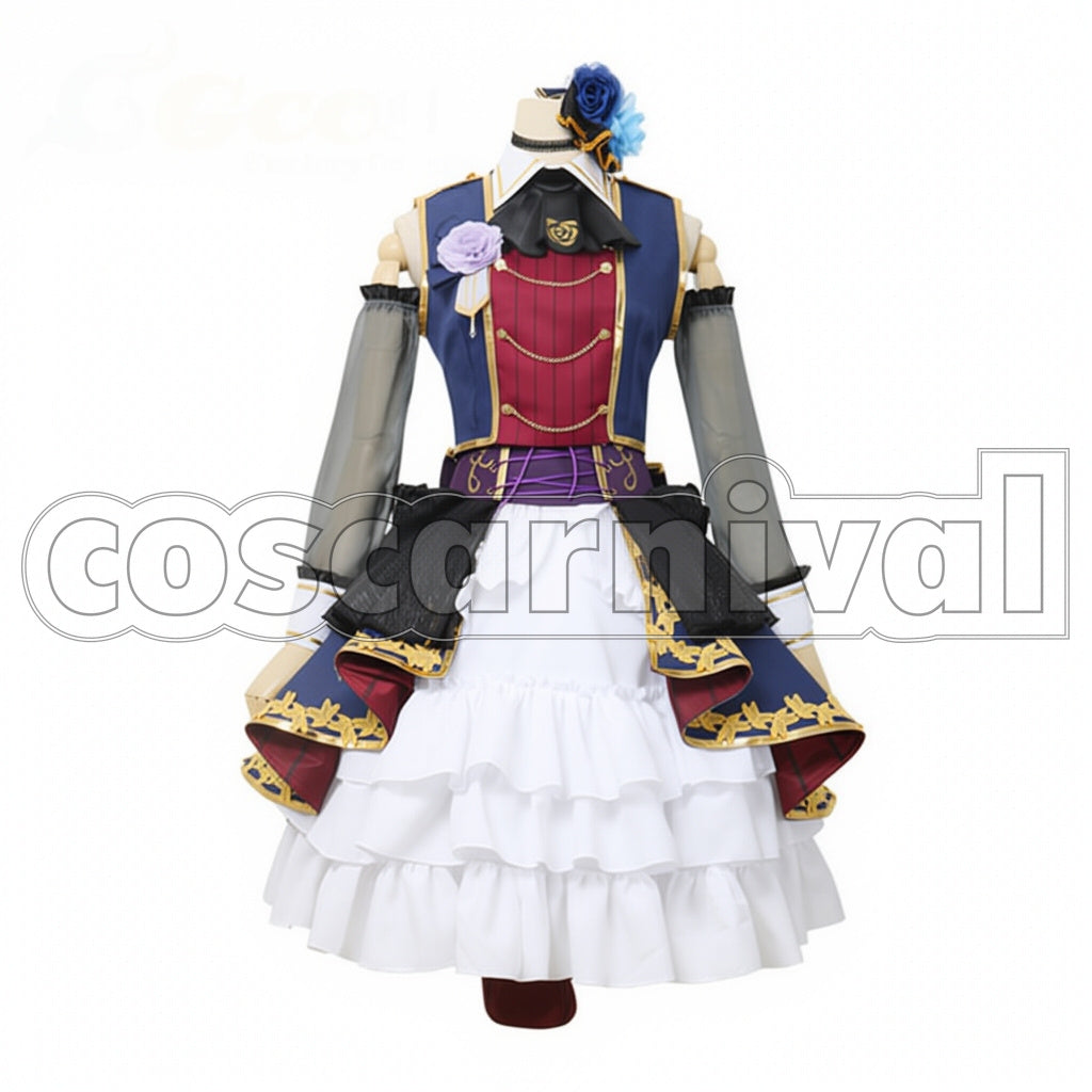 BanG Dream! 7th-LIVE Roselia Rinko Shirokane Cosplay Costume