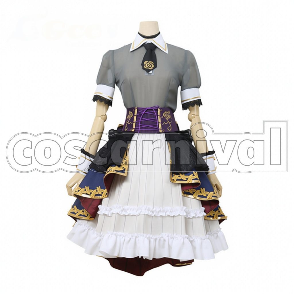 BanG Dream! 7th-LIVE Roselia Yukina Minato Cosplay Costume