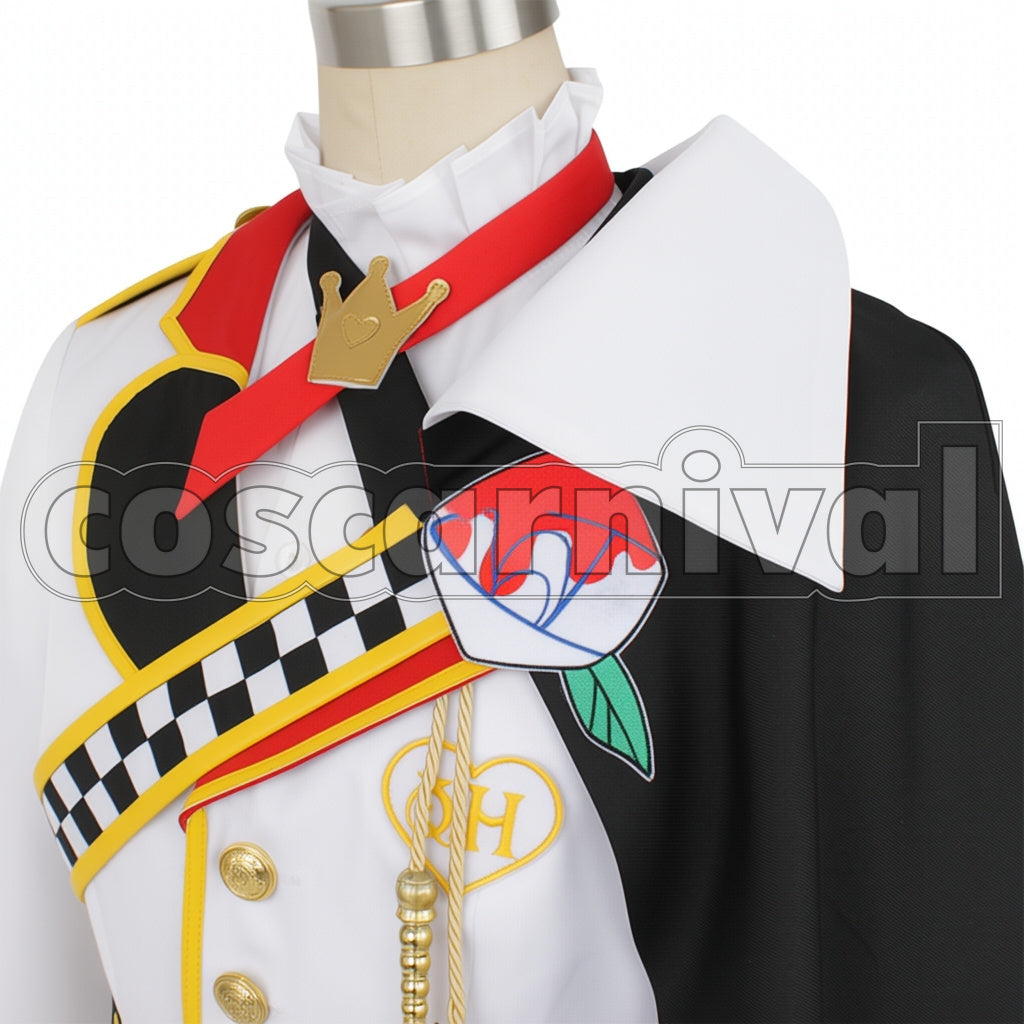 Disney Twisted-Wonderland Heartslabyul Dorm Riddle Rosehearts Cosplay Costume
