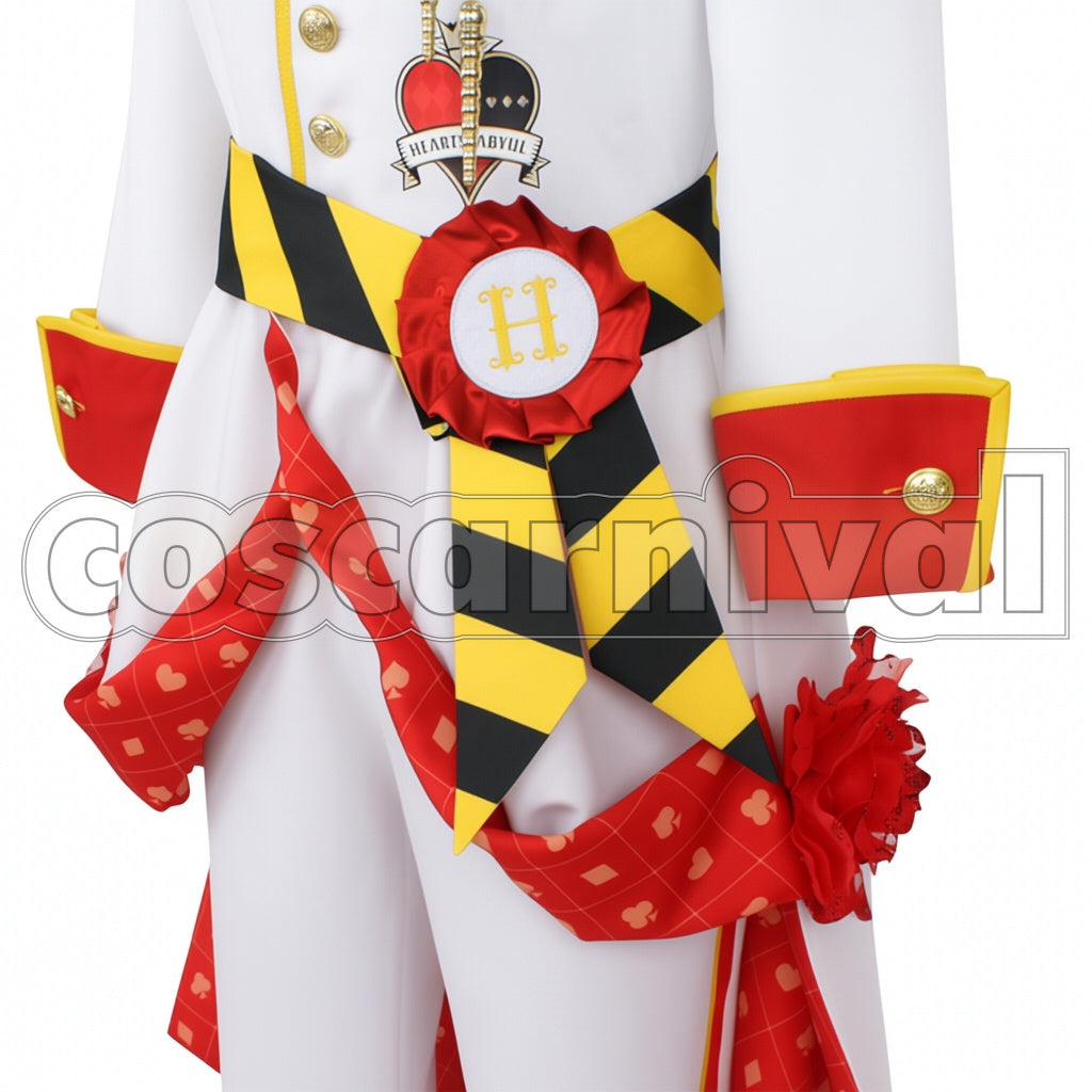 Disney Twisted-Wonderland Heartslabyul Dorm Riddle Rosehearts Cosplay Costume
