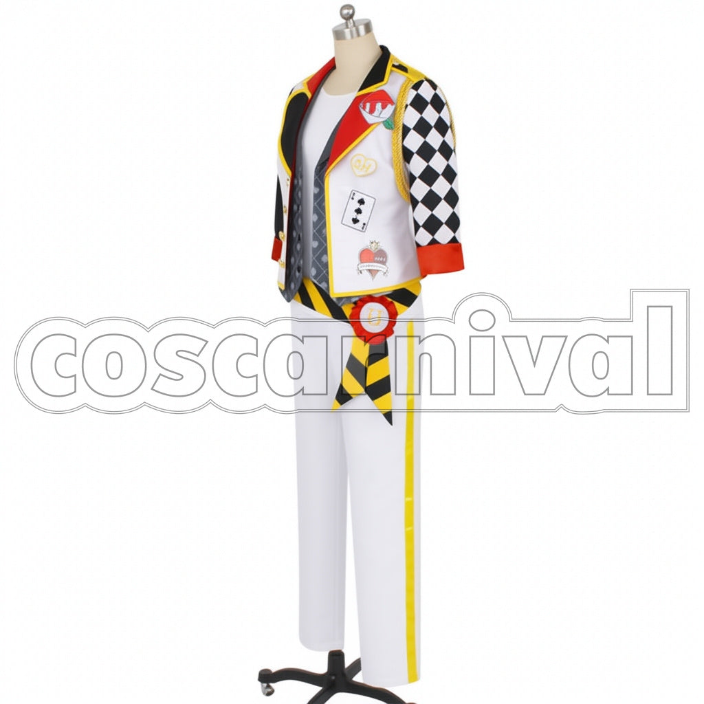 Disney Twisted-Wonderland Heartslabyul Dorm Trey Clover Cosplay Costume