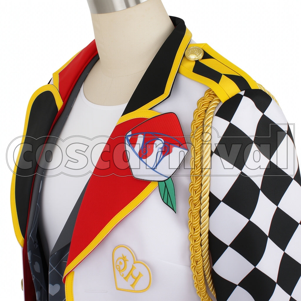 Disney Twisted-Wonderland Heartslabyul Dorm Trey Clover Cosplay Costume