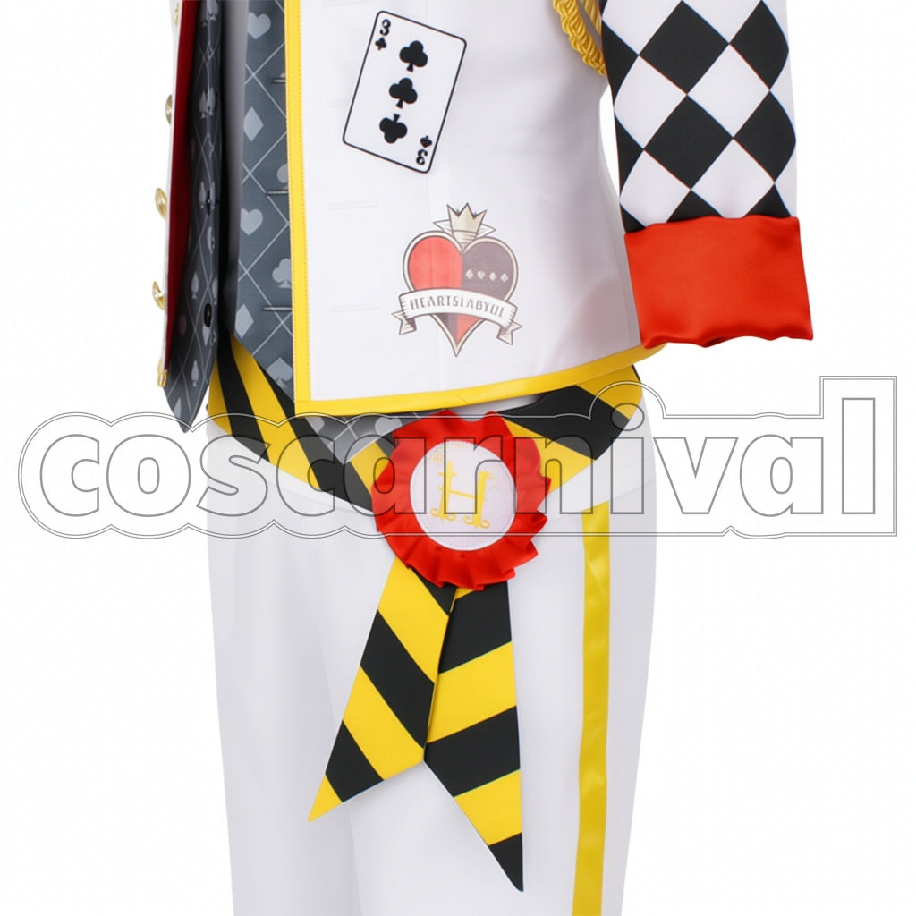 Disney Twisted-Wonderland Heartslabyul Dorm Trey Clover Cosplay Costume