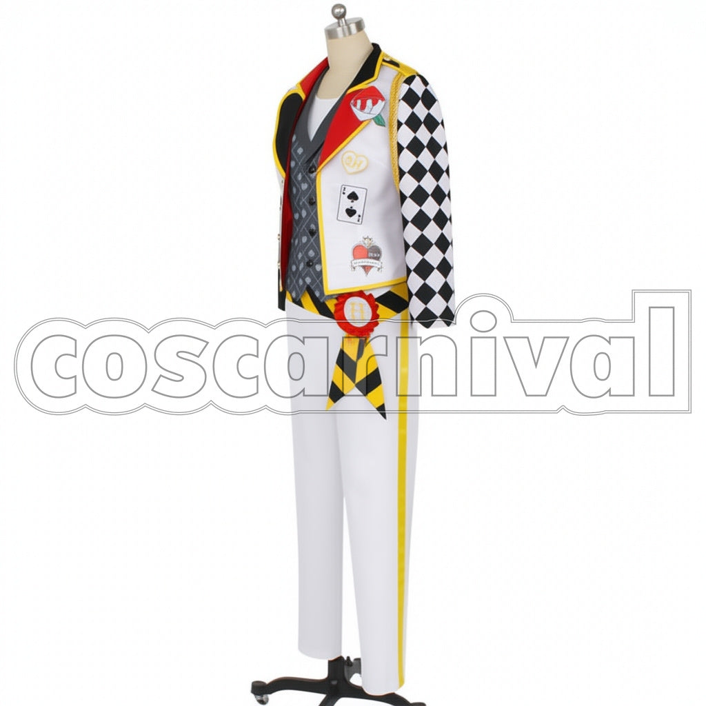 Disney Twisted-Wonderland Heartslabyul Dorm Deuce Spade Cosplay Costume