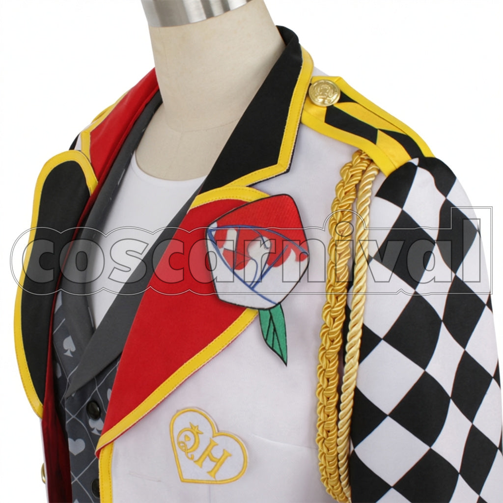 Disney Twisted-Wonderland Heartslabyul Dorm Deuce Spade Cosplay Costume