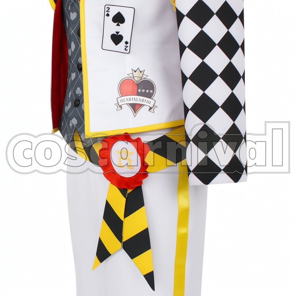 Disney Twisted-Wonderland Heartslabyul Dorm Deuce Spade Cosplay Costume