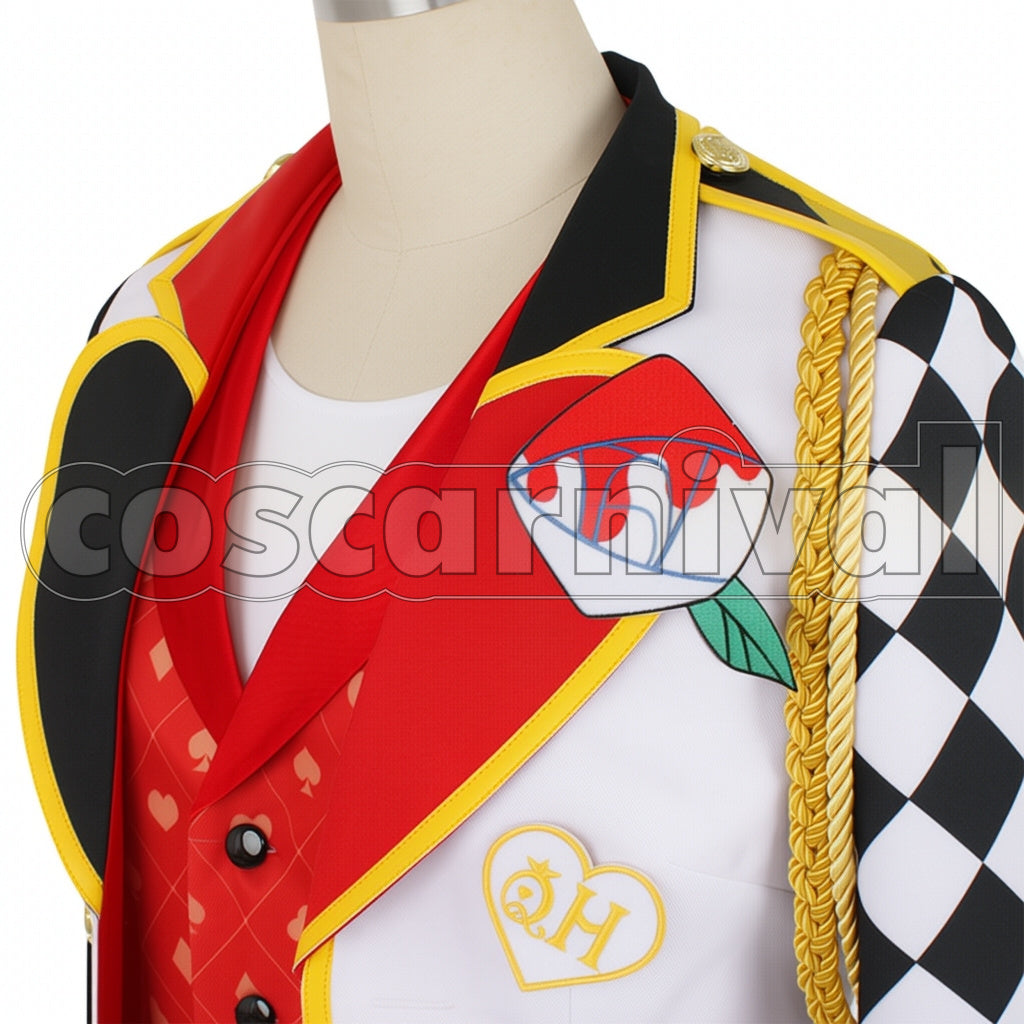 Disney Twisted-Wonderland Heartslabyul Dorm Ace Trappola Cosplay Costume