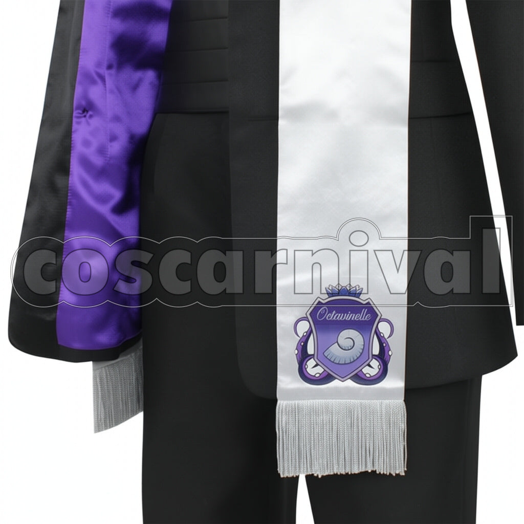 Disney Twisted-Wonderland Octavinelle Dorm Azul Ashengrotto Cosplay Costume