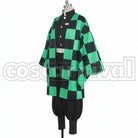 Demon Slayer: Kimetsu no Yaiba Manga Version Tanjiro Kamado Cosplay Costume