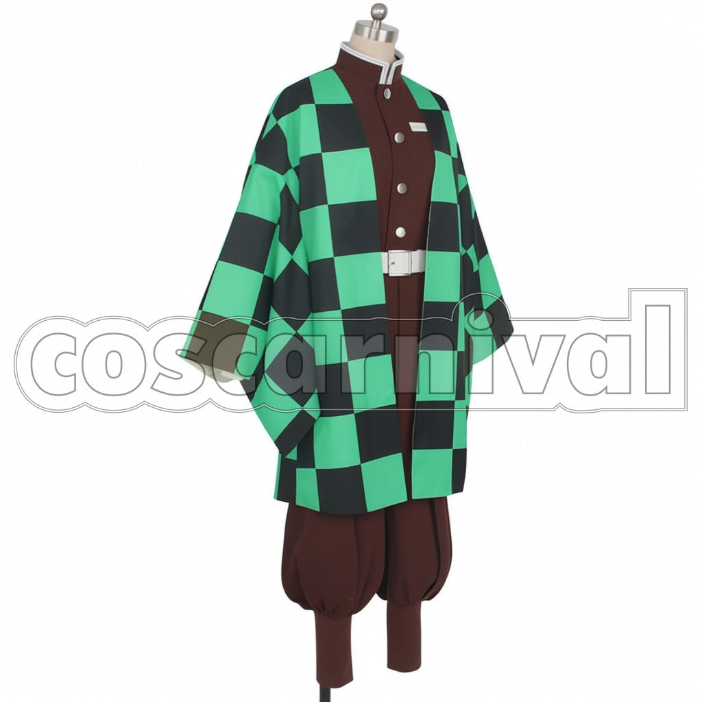 Demon Slayer: Kimetsu no Yaiba Tanjiro Kamado Cosplay Costume